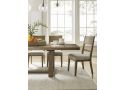 Wooden Extendable Dining Table Set (6 to 10 Seaters) with 6 Wooden Dining Chair - Harrow